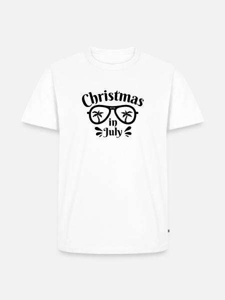 Christmas in July - Men's Premium T-Shirt - white