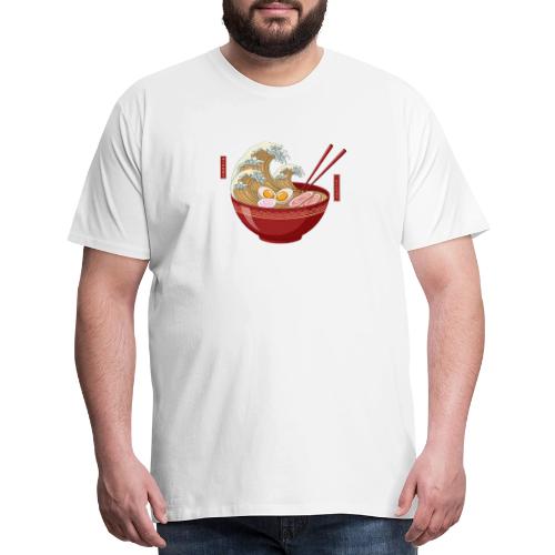 The Great Wave of Ramen - Men's Premium T-Shirt