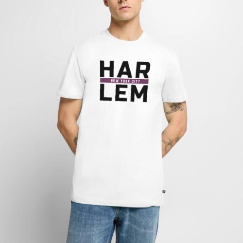 Harlem Stacked Lettering - Men's Premium T-Shirt