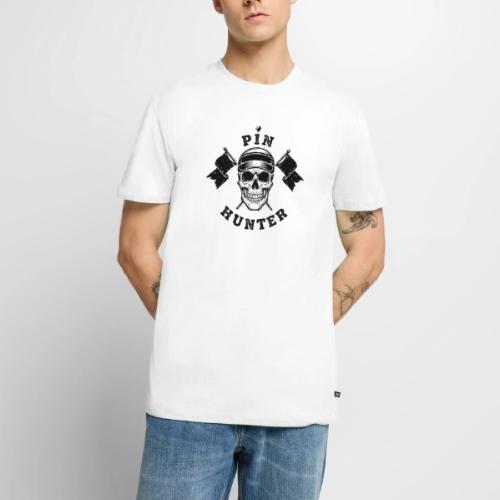 PIN HUNTER - Pro Golf Gift Tee - Skull & Flag - Men's Premium T-Shirt