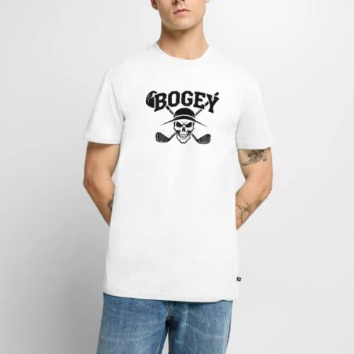 BOGEY - Skull Golf Gag Gift Tee for Men - Men's Premium T-Shirt