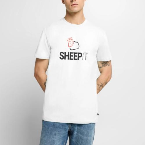 sheepit logo black text - Men's Premium T-Shirt