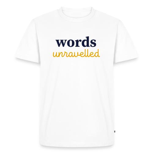 Words Unravelled - Men's Premium T-Shirt