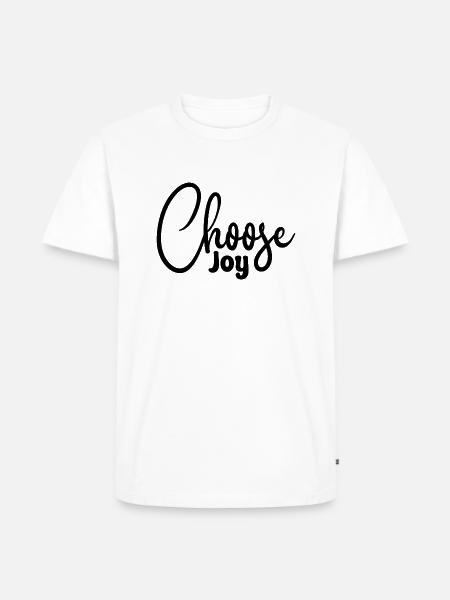 Choose Joy - Men's Premium T-Shirt - white