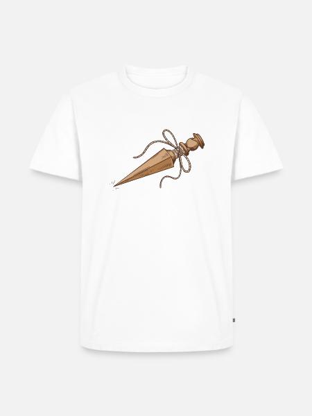 dagger stake - Men's Premium T-Shirt - white
