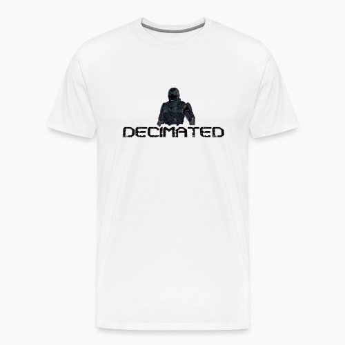 Decimated Mercenary White Items - Men's Premium T-Shirt