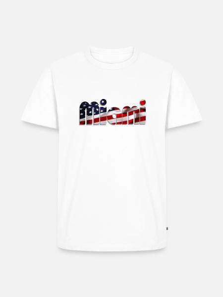 Miami - Men's Premium T-Shirt - white