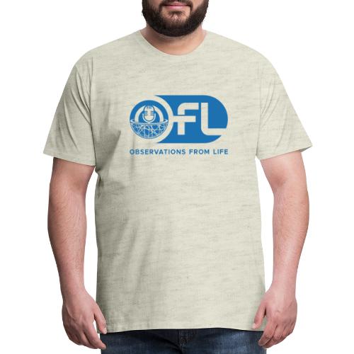 Observations from Life Logo - Men's Premium T-Shirt