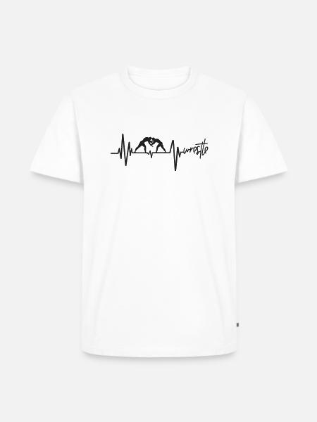 wrestle - Men's Premium T-Shirt - white