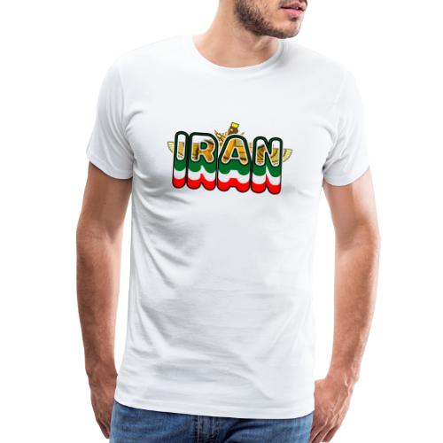 Iran Lion Sun Farvahar - Men's Premium T-Shirt