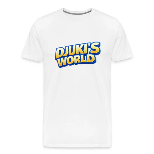 DJUKI’S WORLD – Golden Logo - Men's Premium T-Shirt