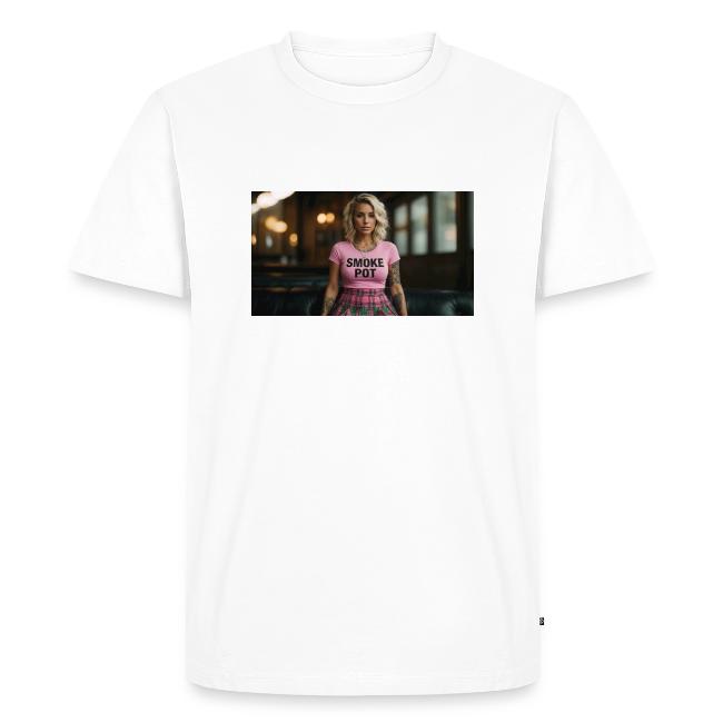 **Smoke Pot Pink Rebel Tee**