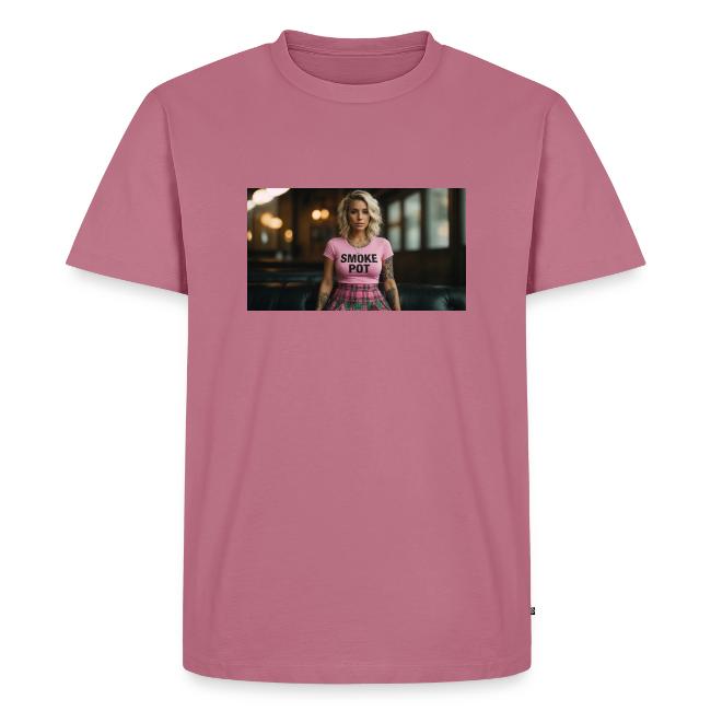 **Smoke Pot Pink Rebel Tee**