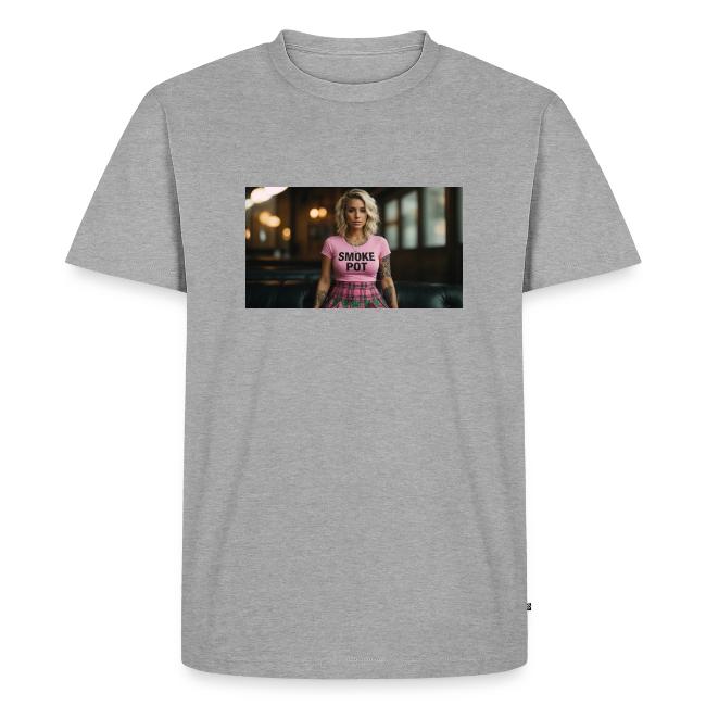 **Smoke Pot Pink Rebel Tee**