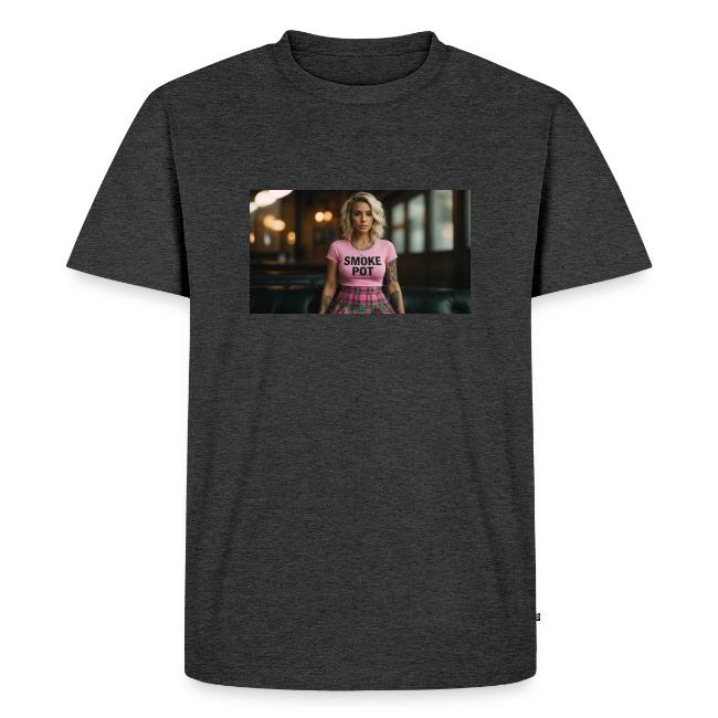 **Smoke Pot Pink Rebel Tee**