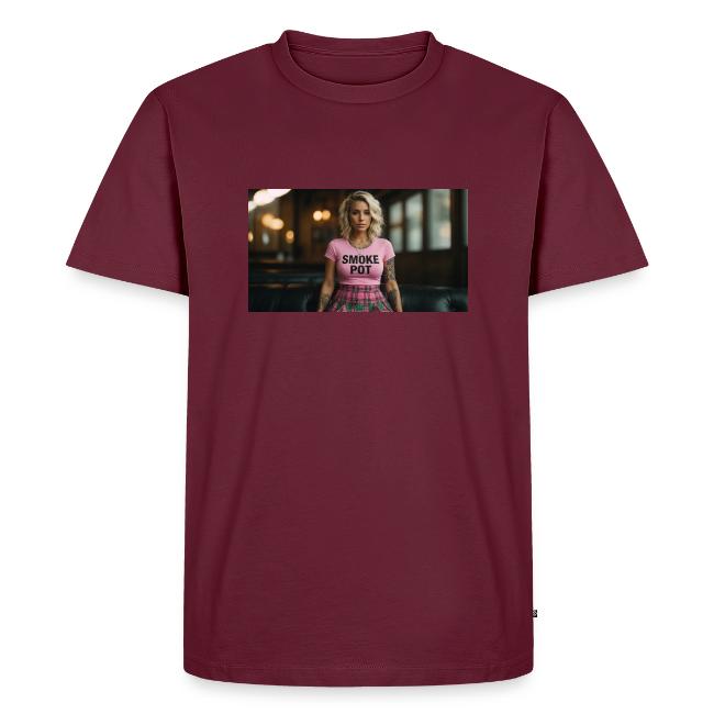 **Smoke Pot Pink Rebel Tee**