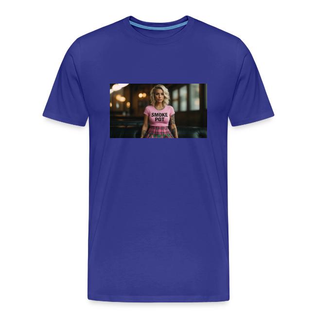 **Smoke Pot Pink Rebel Tee**