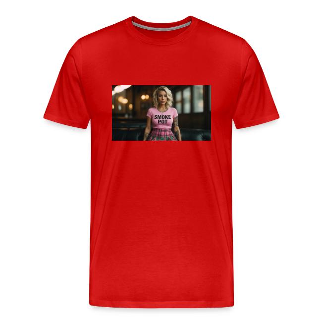 **Smoke Pot Pink Rebel Tee**