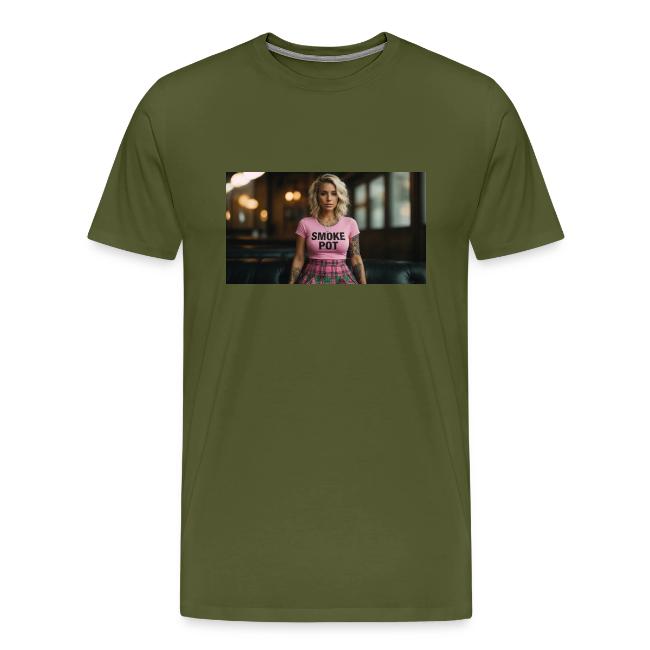 **Smoke Pot Pink Rebel Tee**
