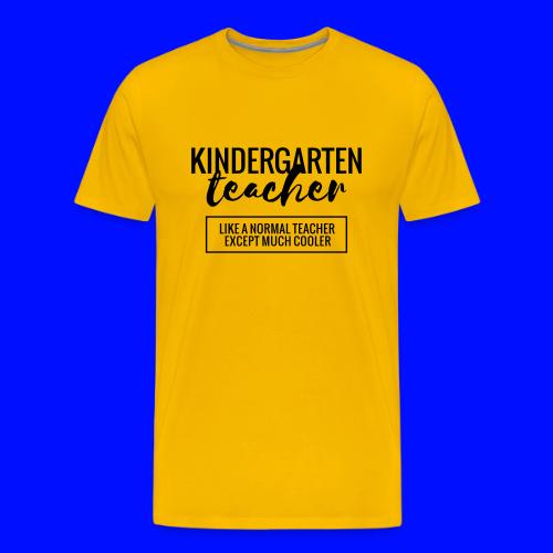 Cool Kindergarten Teacher Funny Teacher T-Shirt - Men's Premium T-Shirt