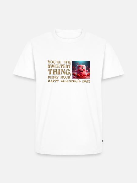 Berry Sweet Valentine - Men's Premium T-Shirt - white
