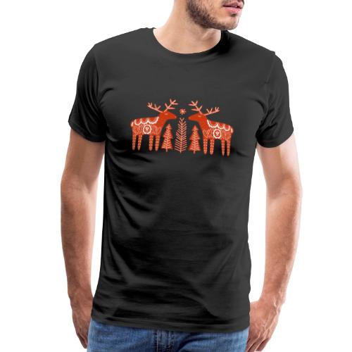 Reindeer - Men's Premium T-Shirt
