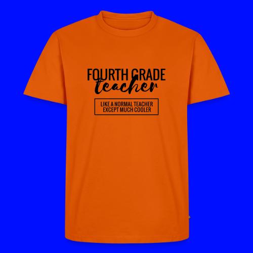 Cool 4th Grade Teacher Funny Teacher T-Shirt - Men's Premium T-Shirt