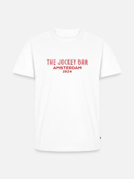 The Jockey Bar, Amsterdam - Men's Premium T-Shirt - white