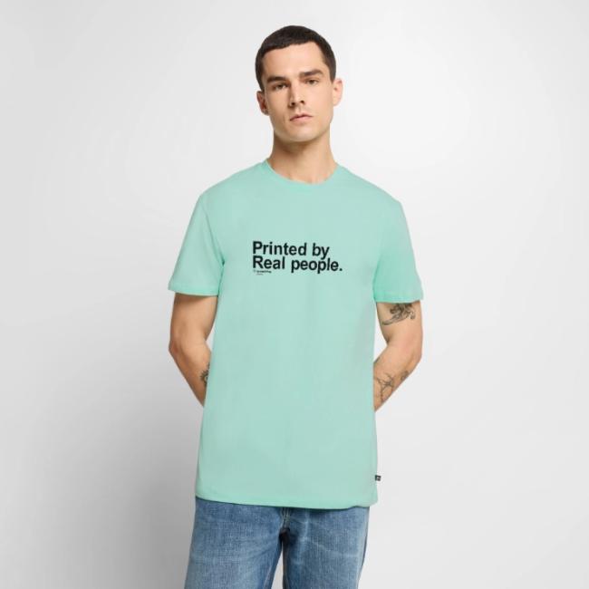 Printed in black