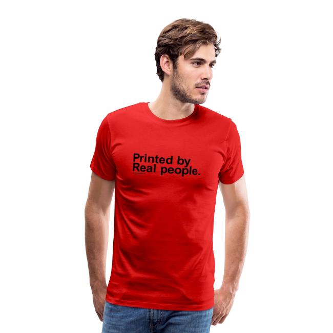Printed in black
