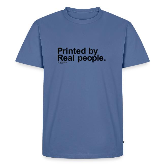 Printed in black