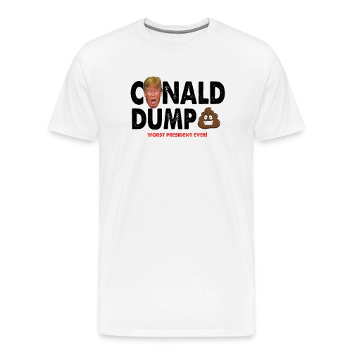 Conald Dump Worst President Ever - Men's Premium T-Shirt