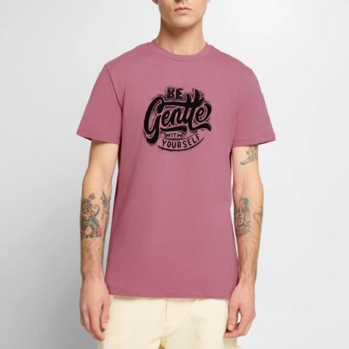 Black Typographic design - Men's Premium T-Shirt