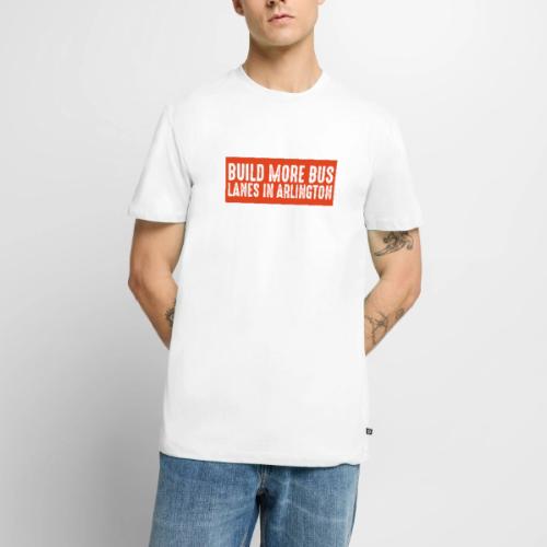 Build More Bus Lanes in Arlington - Men's Premium T-Shirt