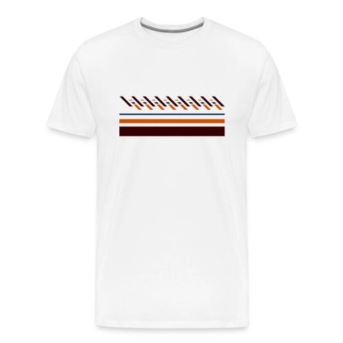 Cute, colorful striped designs for the seasons - Men's Premium T-Shirt