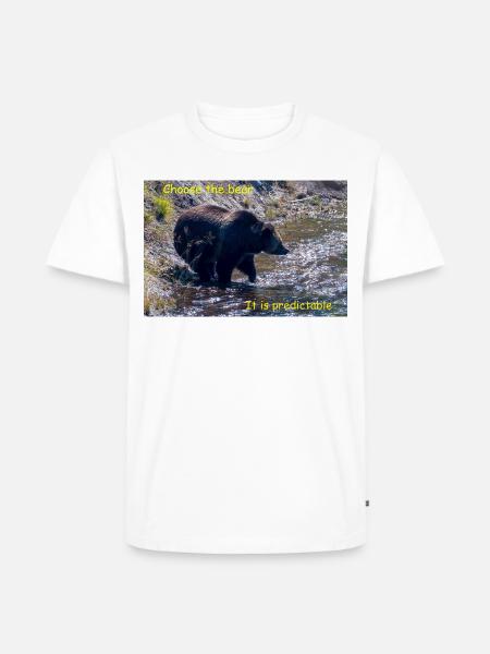 Choose The Bear - Men's Premium T-Shirt - white