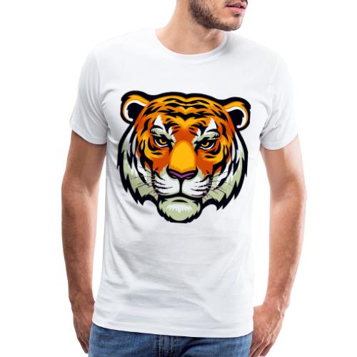 Tiger Fashion Feline Animal, Tiger Willing Success - Men's Premium T-Shirt