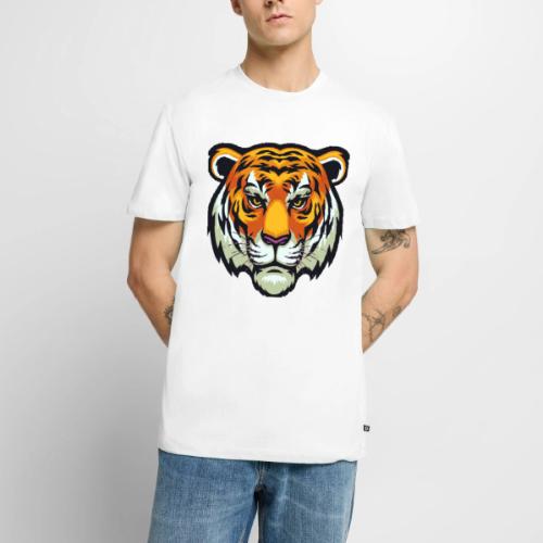 Tiger Fashion Feline Animal, Tiger Willing Success - Men's Premium T-Shirt