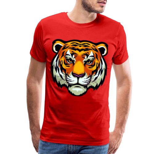 Tiger Fashion Feline Animal, Tiger Willing Success - Men's Premium T-Shirt