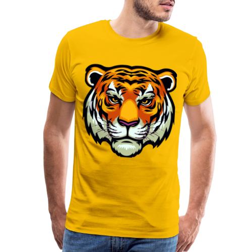 Tiger Fashion Feline Animal, Tiger Willing Success - Men's Premium T-Shirt