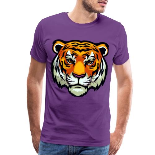 Tiger Fashion Feline Animal, Tiger Willing Success - Men's Premium T-Shirt