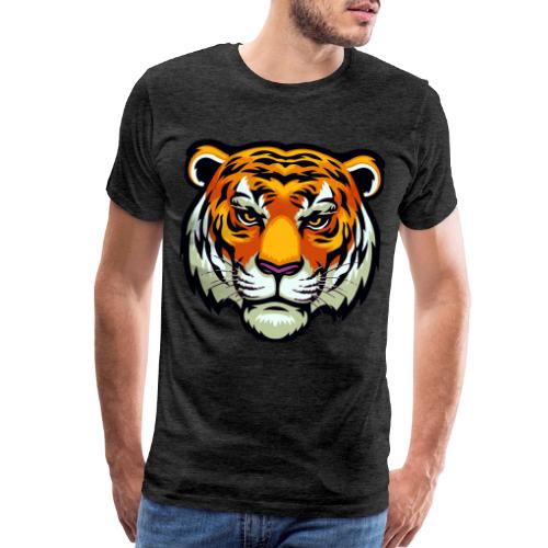 Tiger Fashion Feline Animal, Tiger Willing Success - Men's Premium T-Shirt