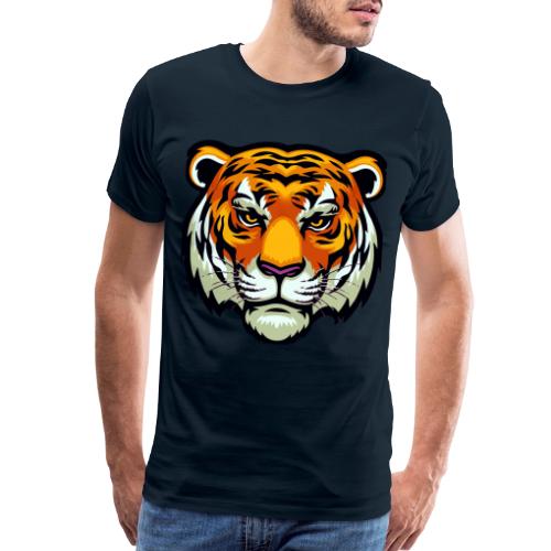 Tiger Fashion Feline Animal, Tiger Willing Success - Men's Premium T-Shirt