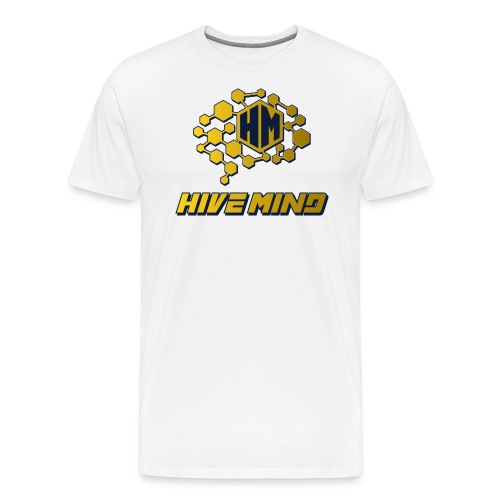 Hive Mind Text Logo - Men's Premium T-Shirt