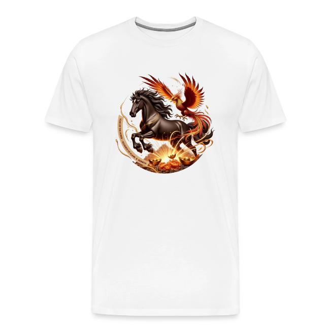 Year of the Horse Phoenix T Shirt, Lunar NY Gift