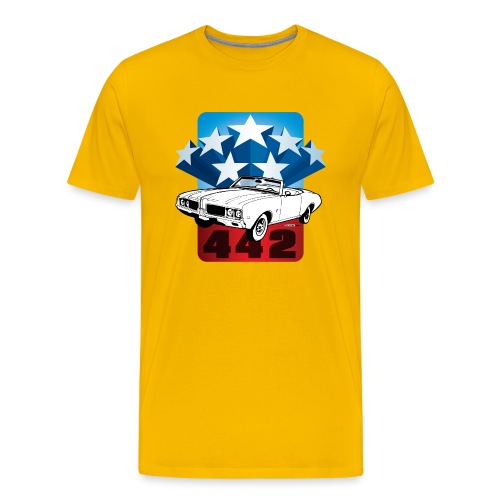 auto_oldsmobile_442_001 - Men's Premium T-Shirt