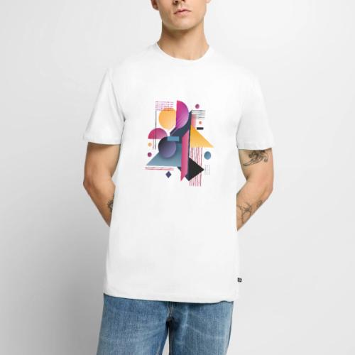 Color Pulse Geometry - Men's Premium T-Shirt