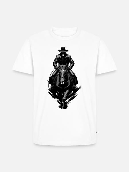 Horseman - Men's Premium T-Shirt - white