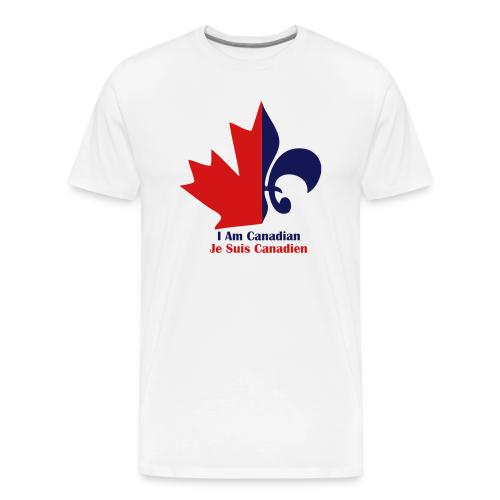 Maple Leaf Fleur de lis - Men's Premium T-Shirt