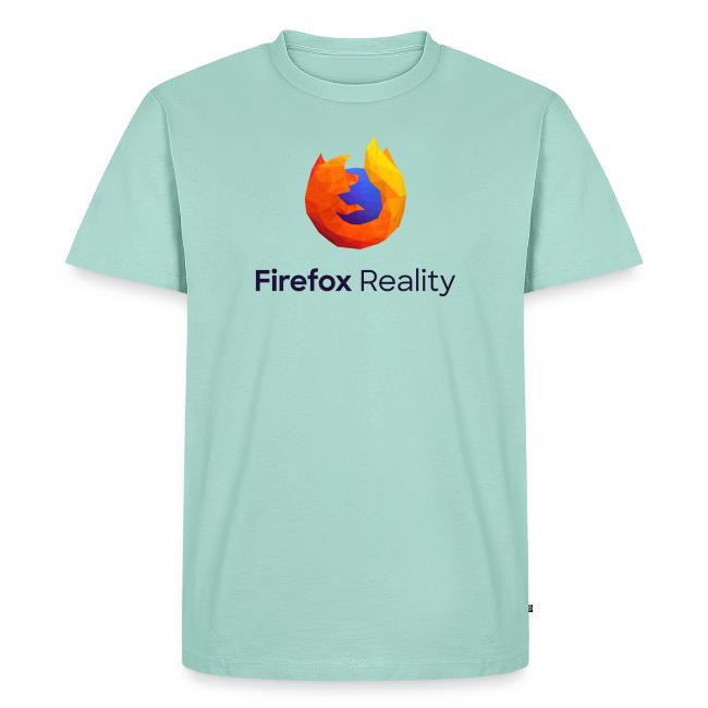 Firefox Reality - Transparent, Vertical, Dark Text